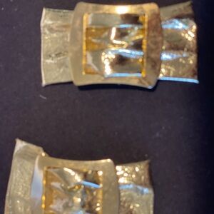 Elegant Gold shoe clips